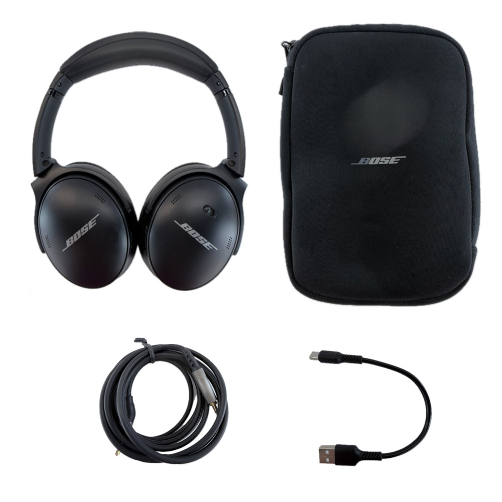 Bose QuietComfort 45 SE Noise Cancelling Headphones Wireless Black Soft Pouch